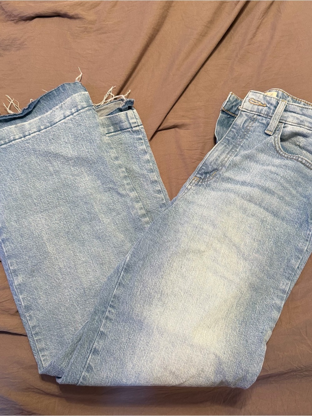 Target raw hem high waisted jeans